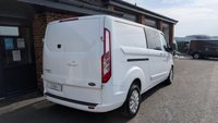 USED 2023 23 FORD TRANSIT CUSTOM 2.0 300 EcoBlue Limited Crew Van Double Cab 5dr Diesel Auto L2 H1 Euro 6 (130 ps) *** AUTO - 5 SEATS - AIR CON - CRUISE ***