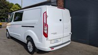 USED 2023 23 FORD TRANSIT CUSTOM 2.0 300 EcoBlue Limited Crew Van Double Cab 5dr Diesel Auto L2 H1 Euro 6 (130 ps) *** AUTO - 5 SEATS - AIR CON - CRUISE ***