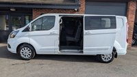 USED 2023 23 FORD TRANSIT CUSTOM 2.0 300 EcoBlue Limited Crew Van Double Cab 5dr Diesel Auto L2 H1 Euro 6 (130 ps) *** AUTO - 5 SEATS - AIR CON - CRUISE ***