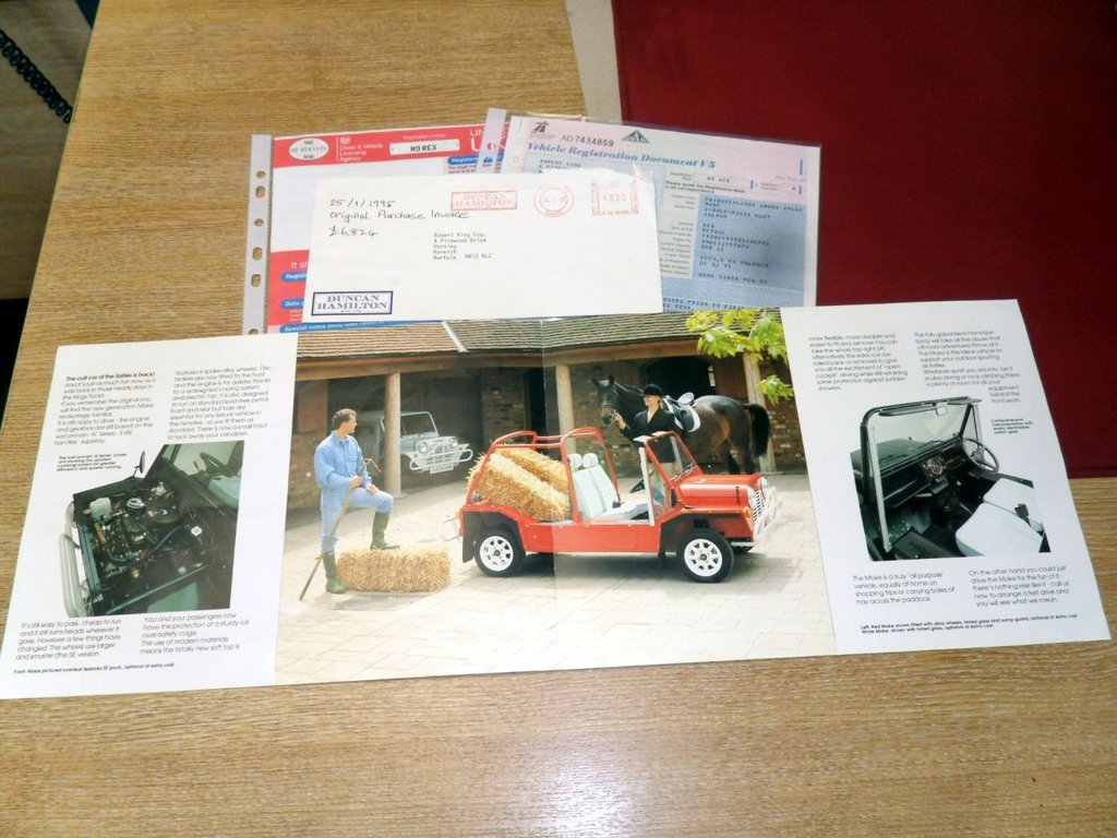 USED 1995 M MINI MOKE 1.0 Mini Moke XK Local Husband + Wife Owned From New
