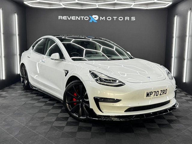 View our Tesla Model 3 (Dual Motor) Performance Saloon 4dr Electric Auto 4WDE (Performance Upgrade) (449 bhp)