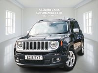 USED 2016 16 JEEP RENEGADE 1.4T MultiAirII Limited SUV 5dr Petrol DDCT Euro 6 (s/s) (140 ps) Auto_Sat Nav_Full Leather_1.4L_Ulez