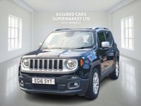 USED 2016 16 JEEP RENEGADE 1.4T MultiAirII Limited SUV 5dr Petrol DDCT Euro 6 (s/s) (140 ps) Auto_Sat Nav_Full Leather_1.4L_Ulez