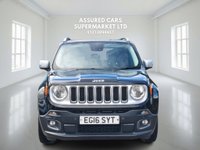 USED 2016 16 JEEP RENEGADE 1.4T MultiAirII Limited SUV 5dr Petrol DDCT Euro 6 (s/s) (140 ps) Auto_Sat Nav_Full Leather_1.4L_Ulez