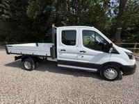 USED 2023 72 FORD TRANSIT 2.0 350 EcoBlue Leader Tipper Double Cab 4dr Diesel Manual RWD L3 Euro 6 (s/s) (130 ps) BEST VALUE VANS TRUCKS & TIPPERS UK