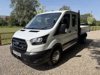 USED 2023 72 FORD TRANSIT 2.0 350 EcoBlue Leader Tipper Double Cab 4dr Diesel Manual RWD L3 Euro 6 (s/s) (130 ps) BEST VALUE VANS TRUCKS & TIPPERS UK