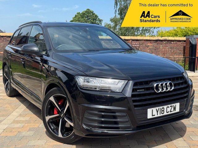 View our Audi Q7 3.0 TDI V6 Black Edition SUV 5dr Diesel Tiptronic quattro Euro 6 (s/s) (272 ps)