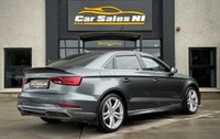 USED 2018 05 AUDI A3 1.6 TDI S line Saloon 4dr Diesel Manual Euro 6 (s/s) (116 ps) FLAT BOTTOM STEERING WHEEL + PARKING SENSORS + HALF LEATHER