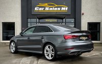 USED 2018 05 AUDI A3 1.6 TDI S line Saloon 4dr Diesel Manual Euro 6 (s/s) (116 ps) FLAT BOTTOM STEERING WHEEL + PARKING SENSORS + HALF LEATHER