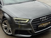 USED 2018 05 AUDI A3 1.6 TDI S line Saloon 4dr Diesel Manual Euro 6 (s/s) (116 ps) FLAT BOTTOM STEERING WHEEL + PARKING SENSORS + HALF LEATHER