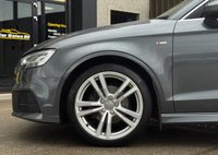 USED 2018 05 AUDI A3 1.6 TDI S line Saloon 4dr Diesel Manual Euro 6 (s/s) (116 ps) FLAT BOTTOM STEERING WHEEL + PARKING SENSORS + HALF LEATHER