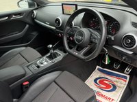USED 2018 05 AUDI A3 1.6 TDI S line Saloon 4dr Diesel Manual Euro 6 (s/s) (116 ps) FLAT BOTTOM STEERING WHEEL + PARKING SENSORS + HALF LEATHER