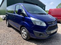 USED 2015 65 FORD TRANSIT CUSTOM 2.2 TDCi 290 125BHP SWB LIMITED MODEL FACTORY CREW VAN **GREAT VALUE**NO VAT** 