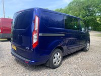 USED 2015 65 FORD TRANSIT CUSTOM 2.2 TDCi 290 125BHP SWB LIMITED MODEL FACTORY CREW VAN **GREAT VALUE**NO VAT** 