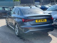 USED 2021 21 AUDI A3 1.0 TFSI 30 S line Saloon 4dr Petrol Manual Euro 6 (s/s) (110 ps) 