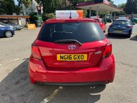 USED 2016 16 TOYOTA YARIS 1.33 Dual VVT-i Icon Hatchback 5dr Petrol Manual Euro 6 (99 ps) ONLY 49K! 2 OWNERS, 2 KEYS