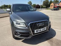 USED 2014 14 AUDI Q5 2.0 TDI S line Plus SUV 5dr Diesel S Tronic quattro Euro 5 (s/s) (177 ps) HEATED LEATHER, VERY CLEAN CAR