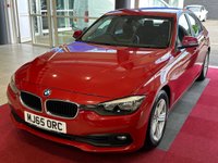 USED 2015 65 BMW 3 SERIES 2.0 320d ED Plus Saloon 4dr Diesel Manual Euro 6 (s/s) (163 ps) HEATED LEATHER SEATS, PARKING SENSORS, CRUISE CONTROL, ALLOY WHEELS, MELBOURNE RED PAINT