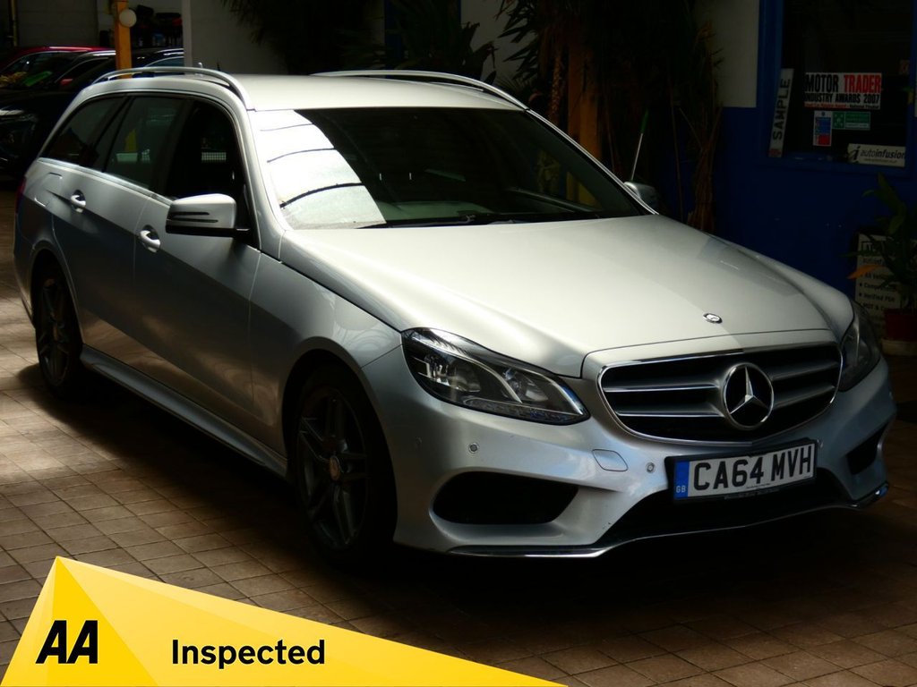 Silver 2014 Mercedes-Benz E-Class Estate Rear-wheel drive Automatic