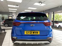USED 2021 21 KIA SPORTAGE 1.6 T-GDi GT-Line S SUV 5dr Petrol Manual Euro 6 (s/s) (174 bhp) BLUE FLAME METALLIC / BLACK LEATHER WITH RED PIPING / STITCHING / DUAL ZONE CLIMATE / HEATED AND COOLED FRONT SEATS / HEATED STEERING WHEEL / POWER TAILGATE / FRONT ASSIST / LANE ASSIST / DAB / BLUETOOTH / SATNAV / APPLE CARPLAY / ANDROID AUTO / PHONE PROJECTION / JBL AUDIO / 19" ALLOYS / PRIVACY GLASS / SERVICE HISTORY / 2 YEAR PLATINUM WARRANTY