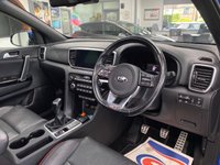 USED 2021 21 KIA SPORTAGE 1.6 T-GDi GT-Line S SUV 5dr Petrol Manual Euro 6 (s/s) (174 bhp) BLUE FLAME METALLIC / BLACK LEATHER WITH RED PIPING / STITCHING / DUAL ZONE CLIMATE / HEATED AND COOLED FRONT SEATS / HEATED STEERING WHEEL / POWER TAILGATE / FRONT ASSIST / LANE ASSIST / DAB / BLUETOOTH / SATNAV / APPLE CARPLAY / ANDROID AUTO / PHONE PROJECTION / JBL AUDIO / 19" ALLOYS / PRIVACY GLASS / SERVICE HISTORY / 2 YEAR PLATINUM WARRANTY
