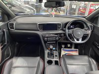 USED 2021 21 KIA SPORTAGE 1.6 T-GDi GT-Line S SUV 5dr Petrol Manual Euro 6 (s/s) (174 bhp) BLUE FLAME METALLIC / BLACK LEATHER WITH RED PIPING / STITCHING / DUAL ZONE CLIMATE / HEATED AND COOLED FRONT SEATS / HEATED STEERING WHEEL / POWER TAILGATE / FRONT ASSIST / LANE ASSIST / DAB / BLUETOOTH / SATNAV / APPLE CARPLAY / ANDROID AUTO / PHONE PROJECTION / JBL AUDIO / 19" ALLOYS / PRIVACY GLASS / SERVICE HISTORY / 2 YEAR PLATINUM WARRANTY