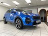 USED 2021 21 KIA SPORTAGE 1.6 T-GDi GT-Line S SUV 5dr Petrol Manual Euro 6 (s/s) (174 bhp) BLUE FLAME METALLIC / BLACK LEATHER WITH RED PIPING / STITCHING / DUAL ZONE CLIMATE / HEATED AND COOLED FRONT SEATS / HEATED STEERING WHEEL / POWER TAILGATE / FRONT ASSIST / LANE ASSIST / DAB / BLUETOOTH / SATNAV / APPLE CARPLAY / ANDROID AUTO / PHONE PROJECTION / JBL AUDIO / 19" ALLOYS / PRIVACY GLASS / SERVICE HISTORY / 2 YEAR PLATINUM WARRANTY