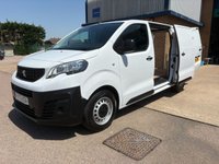 USED 2022 72 PEUGEOT EXPERT Professional L1 H1 2.0 BlueHDi 1400 MWB Diesel Panel Van Manual Euro 6 (s/s) (145 bhp) 2 service - just serviced with all filters replaced - Only 25,393 miles - EURO 6 (ULEZ compliant) - Touchscreen DAB radio with apple car play, A/C, E/W, Bluetooth, electric mirrors, cruise control, 3 seats, full bulkhead, ply lined, driver's airbag, twin side loading door, remote central Locking, Alarm, USB port, steering column radio control, barn rear doors, start/stop, security locks, spare key, finance arranged on site & 6 months premium Autoguard warranty.