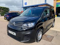 USED 2023 23 CITROEN BERLINGO Enterprise Edition L1 1.5 BlueHDi 1000 SWB Diesel Panel Van Manual Euro 6 (s/s) (100 bhp) Recent service with all filters replaced -  Only 39,517 miles, Facelift model - EURO 6 (ULEZ compliant) - Built in touchscreen with Satnav connectivity & DAB, Air conditioning, E/W, Bluetooth, rear parking sensors, cruise control, electric power fold mirror's, 3 seats, front fog lights, full bulkhead, ply lined, driver's airbag, side loading door, remote central Locking, start/stop, Alarm, USB port, barn rear doors, spare key, finance arranged on site & 6 months premium AutoGuard warranty
