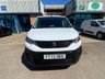 USED 2023 72 PEUGEOT PARTNER Professional Premium+ L1 1.5 BlueHDi 1000 SWB Diesel Panel Van Manual Euro 6 (s/s) (100 bhp) Recent service with all filters replaced - Only 57,927 miles - EURO 6 (ULEZ compliant) - Built in 8" touchscreen with Satnav connectivity, DAB radio & apple car play, A/C, E/W, Bluetooth, 3 seats, front fog lights, full bulkhead, ply lined, driver's airbag, side loading door, remote central Locking, Alarm, USB port, steering column radio control, barn rear doors, spare key, finance arranged on site & 6 months premium Autoguard warranty.