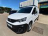USED 2023 72 PEUGEOT PARTNER Professional Premium+ L1 1.5 BlueHDi 1000 SWB Diesel Panel Van Manual Euro 6 (s/s) (100 bhp) Recent service with all filters replaced - Only 57,927 miles - EURO 6 (ULEZ compliant) - Built in 8" touchscreen with Satnav connectivity, DAB radio & apple car play, A/C, E/W, Bluetooth, 3 seats, front fog lights, full bulkhead, ply lined, driver's airbag, side loading door, remote central Locking, Alarm, USB port, steering column radio control, barn rear doors, spare key, finance arranged on site & 6 months premium Autoguard warranty.