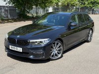 USED 2019 19 BMW 5 SERIES 3.0 530d M Sport Touring 5dr Diesel Auto Euro 6 (s/s) (265 ps) FSH BMW+ULEZ+FINANCE+5K EXTRAS+HK