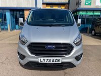 USED 2023 73 FORD TRANSIT CUSTOM Limited L2 H1 2.0 300 EcoBlue LWB Diesel Panel Van Manual Euro 6 (s/s) (130 bhp) Recent service with all genuine Ford filters fitted - Only 28,569 miles - EURO 6, SATNAV, A/C, front & rear parking sensors, heated seats, alloys, heated screen, cruise control, Bluetooth, electric power folding mirrors, E/W, DAB Radio with Apple car play, USB port, start/stop, driver's airbag, factory fitted bulkhead, colour coded, auto LED headlights, side loading door, ply lined with load liner, remote Central Locking, spare key, finance arranged, 6 months premium AutoGuard warranty