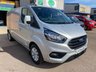 USED 2023 73 FORD TRANSIT CUSTOM Limited L2 H1 2.0 300 EcoBlue LWB Diesel Panel Van Manual Euro 6 (s/s) (130 bhp) Recent service with all genuine Ford filters fitted - Only 28,569 miles - EURO 6, SATNAV, A/C, front & rear parking sensors, heated seats, alloys, heated screen, cruise control, Bluetooth, electric power folding mirrors, E/W, DAB Radio with Apple car play, USB port, start/stop, driver's airbag, factory fitted bulkhead, colour coded, auto LED headlights, side loading door, ply lined with load liner, remote Central Locking, spare key, finance arranged, 6 months premium AutoGuard warranty