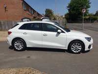 USED 2022 22 AUDI A3 1.0 TFSI 30 Technik Sportback 5dr Petrol Manual Euro 6 (s/s) (110 ps) 1.0 Lt PETROL/MANUAL- ONE OWNER 89,000 miles. WHITE.