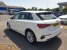 USED 2022 22 AUDI A3 1.0 TFSI 30 Technik Sportback 5dr Petrol Manual Euro 6 (s/s) (110 ps) 1.0 Lt PETROL/MANUAL- ONE OWNER 89,000 miles. WHITE.