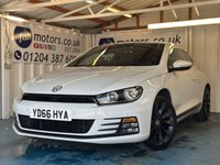 USED 2016 66 VOLKSWAGEN SCIROCCO 1.4 TSI BlueMotion Tech GT Hatchback 3dr Petrol Manual Euro 6 (s/s) (125 ps)+2 KEYS+8 SERVICE STAMPS+AIRCON+TIMING BELT DONE+BT AUDIO+SENSORS+2 OWNERS+NAV+AUX+USB+HPI CLEAR+VOSA MOT HISTORY PRINTOUT, PART EXCHANGE WELCOME, FULL DEALER FACILITIES,  2 KEYS+8 SERVICE STAMPS+AIRCON+TIMING BELT DONE+BT AUDIO+SENSORS+2 OWNERS+NAV+AUX+USB+HPI CLEAR
