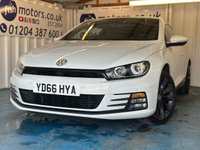 USED 2016 66 VOLKSWAGEN SCIROCCO 1.4 TSI BlueMotion Tech GT Hatchback 3dr Petrol Manual Euro 6 (s/s) (125 ps)+2 KEYS+8 SERVICE STAMPS+AIRCON+TIMING BELT DONE+BT AUDIO+SENSORS+2 OWNERS+NAV+AUX+USB+HPI CLEAR+VOSA MOT HISTORY PRINTOUT, PART EXCHANGE WELCOME, FULL DEALER FACILITIES,  2 KEYS+8 SERVICE STAMPS+AIRCON+TIMING BELT DONE+BT AUDIO+SENSORS+2 OWNERS+NAV+AUX+USB+HPI CLEAR