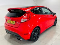 USED 2016 66 FORD FIESTA 1.0T EcoBoost Zetec S Hatchback 3dr Petrol Manual Euro 6 (s/s) (140 ps) Race Red | Bluetooth | Handsfree Connectivity | Privacy Glass | Gloss Black Alloys