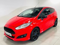 USED 2016 66 FORD FIESTA 1.0T EcoBoost Zetec S Hatchback 3dr Petrol Manual Euro 6 (s/s) (140 ps) Race Red | Bluetooth | Handsfree Connectivity | Privacy Glass | Gloss Black Alloys