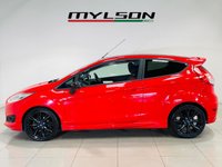 USED 2016 66 FORD FIESTA 1.0T EcoBoost Zetec S Hatchback 3dr Petrol Manual Euro 6 (s/s) (140 ps) Race Red | Bluetooth | Handsfree Connectivity | Privacy Glass | Gloss Black Alloys