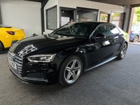 USED 2018 18 AUDI A5 1.4 TFSI S line Coupe 2dr Petrol S Tronic Euro 6 (s/s) (150 ps) SAT NAV + DAB RADIO