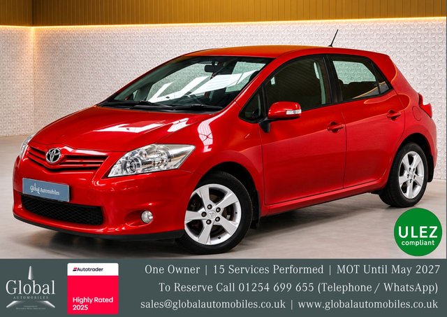 View our TOYOTA AURIS