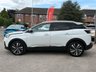 USED 2019 68 PEUGEOT 3008 1.5 BlueHDi GT Line Premium SUV 5dr Diesel EAT Euro 6 (s/s) (130 ps) Finished in PEARLESCENT WHITE with cloth trim. This 3008 is arguably one of the most stylish SUVs on sale today. Its smart looks is backed up with a practical spacious five seats, good build quality, strong engine and a decent driving experience. Features include Sat Nav, Virtual Dash, Pan Roof, DAB Radio, Alloys, Rear Camera, Park Sensors, Gesture Boot Door and much more. Dealer serviced at 16766 miles, 21907 miles, 30684 miles, 46666 miles, 66771 miles and on arrival at 112212 miles.