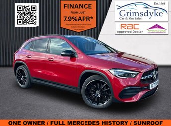 2022 MERCEDES-BENZ GLA 1.3 GLA250e 15.6kWh AMG Line Night Edition (Premium Plus) SUV 5dr Petrol Plug-in Hybrid 8G-DCT Euro 6 (s/s) (218 ps) £26990.00