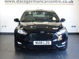 USED 2018 18 FORD FOCUS 1.0T EcoBoost ST-Line X Hatchback 5dr Petrol Manual Euro 6 (s/s) (140 ps) EXCELLENT SERVICE HISTORY + SATELLITE NAVIGATION + BLUETOOTH CONNECTIVITY + HEATED WINDSCREEN + DUAL CLIMATE CONTROL + CRUISE CONTROL + REAR PARKING SENSORS + IN CAR ENTERTAINMENT- CD, USB + DAB RADIO + AM/FM RADIO + MULTI FUNCTION STEERING WHEEL + LANE ASSIST + STOP/START FUNCTION + ELECTRIC FOLDING MIRRORS + ELECTRIC WINDOWS + AUTOMATIC LIGHTS + AIR CONDITIONING + PRIVACY GLASS + 18 INCH ALLOY WHEELS