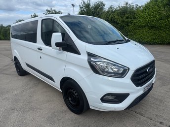 2019 FORD TRANSIT CUSTOM 2.0 320 EcoBlue Trend Kombi Double Cab 5dr Diesel Manual L2 H1 Euro 6 (s/s) (130 ps) MINIBUS 9 SEATER  &pound;11989.00