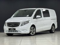 USED 2016 MERCEDES-BENZ VITO 2.1 119 CDI BlueTEC Crew Van Double Cab 5dr Diesel G-Tronic+ RWD L2 Euro 6 (s/s) (LWB) (190 ps) FMBSH + NO VAT + 5 SEATS + LWB