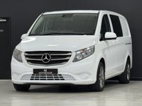 USED 2016 MERCEDES-BENZ VITO 2.1 119 CDI BlueTEC Crew Van Double Cab 5dr Diesel G-Tronic+ RWD L2 Euro 6 (s/s) (LWB) (190 ps) FMBSH + NO VAT + 5 SEATS + LWB