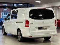 USED 2016 MERCEDES-BENZ VITO 2.1 119 CDI BlueTEC Crew Van Double Cab 5dr Diesel G-Tronic+ RWD L2 Euro 6 (s/s) (LWB) (190 ps) FMBSH + NO VAT + 5 SEATS + LWB